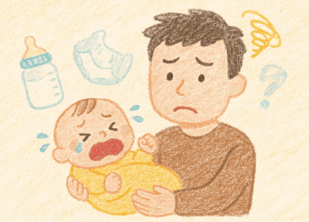はじめての育児にとまどうのは当たり前