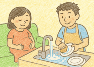 妊娠中期（16週〜27週）にパパができること