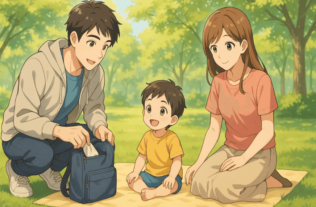 【シーン別】パパリュックの使い方