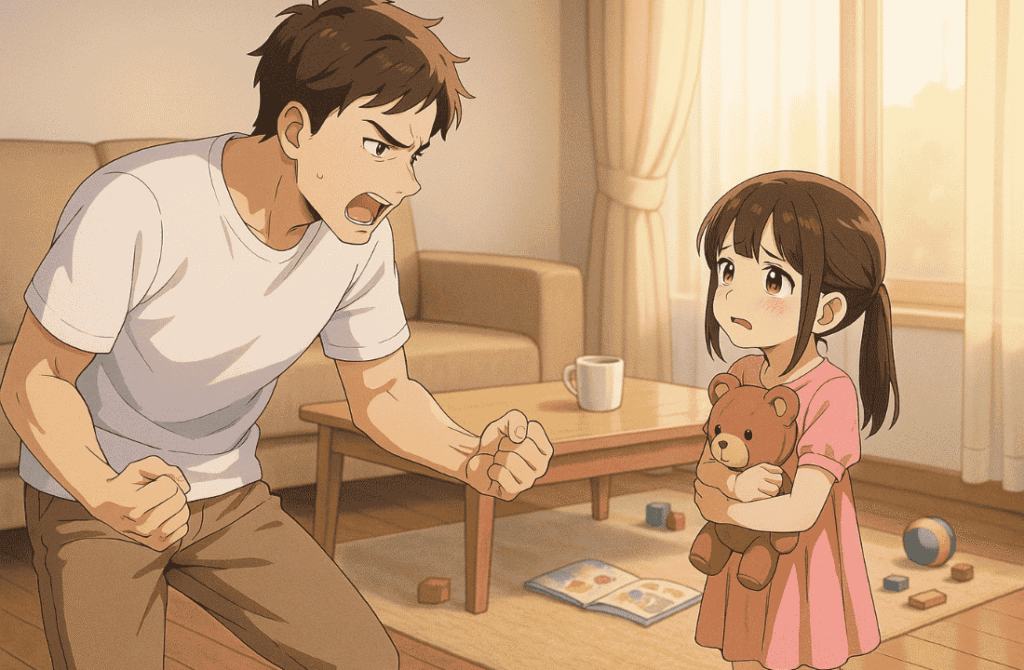 パパやママもできていないことについて叱る