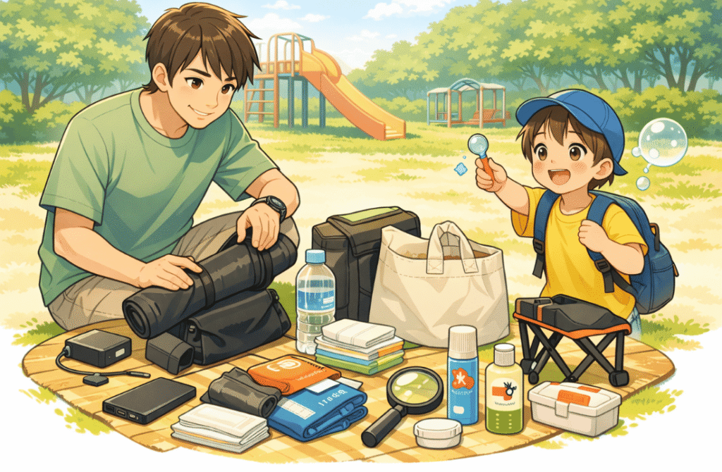 【あると便利】公園持ち物リスト8選