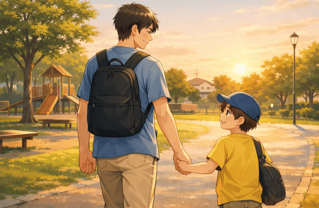 【まとめ】パパが公園にいくときの持ち物は「少なく・使いやすく」が正解