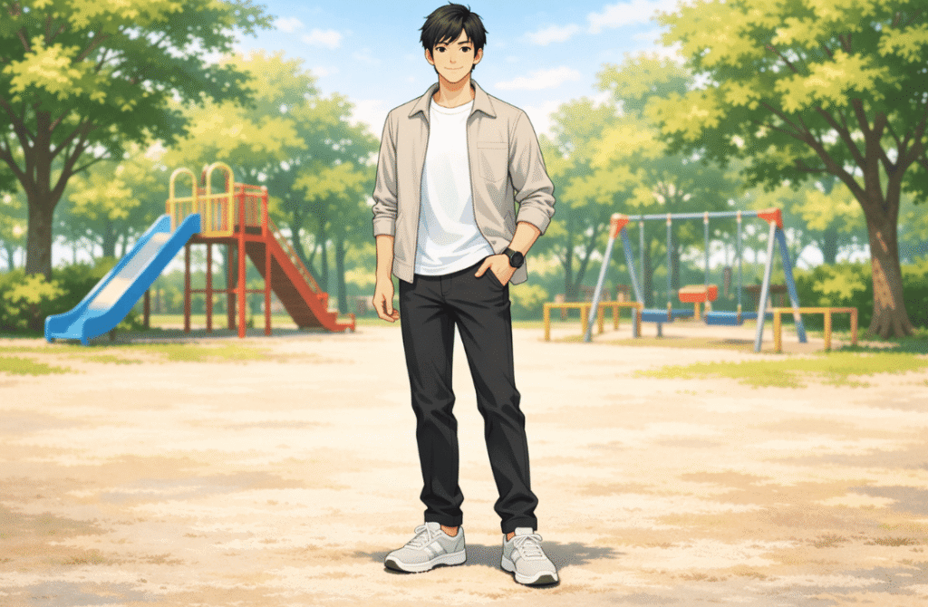 公園でダサくならないコーディネートの3原則